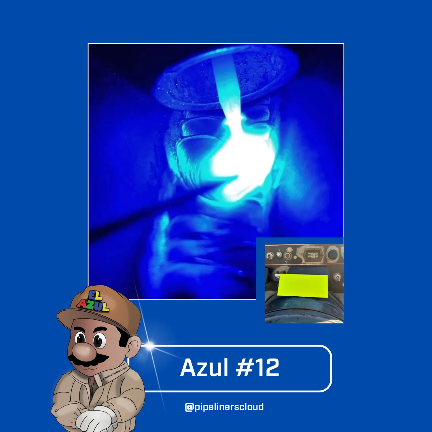 PIPELINERS CLOUD Fixed Blue Shade Welding Lens "El Azul or El Azulito" - Image 15
